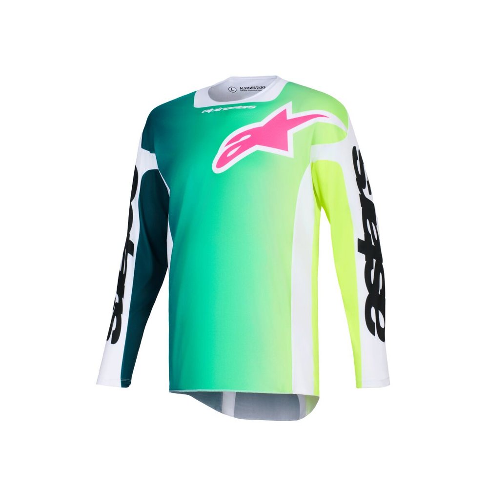 ALPINESTARS Racer Portl Jersey grün/weiss/schwarz