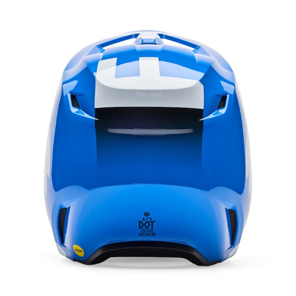 FOX YOUTH V1 SHIELD HELMET Motocross Helm für Kinder Blau
