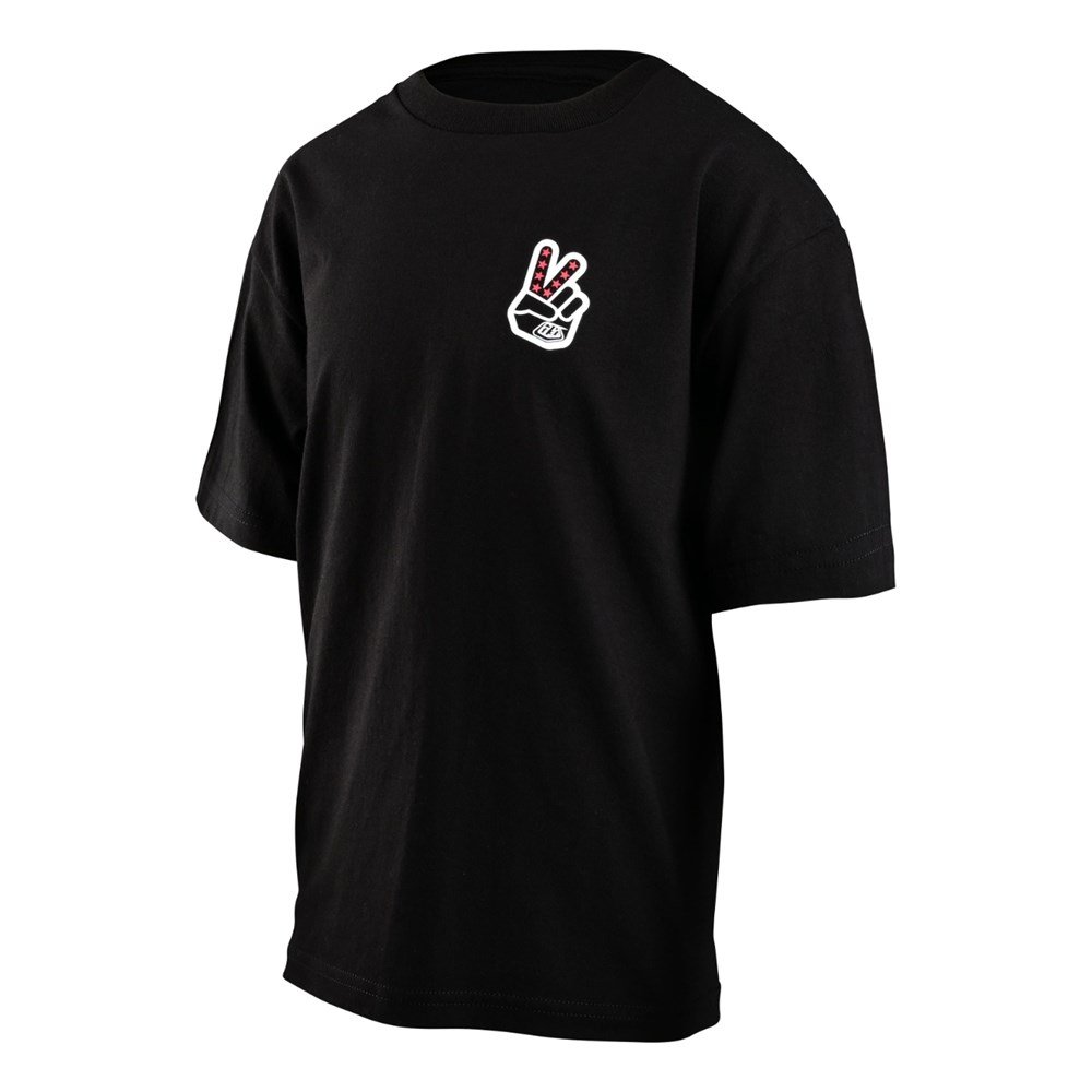 TROY LEE DESIGNS Peace Out Kinder T-Shirt schwarz