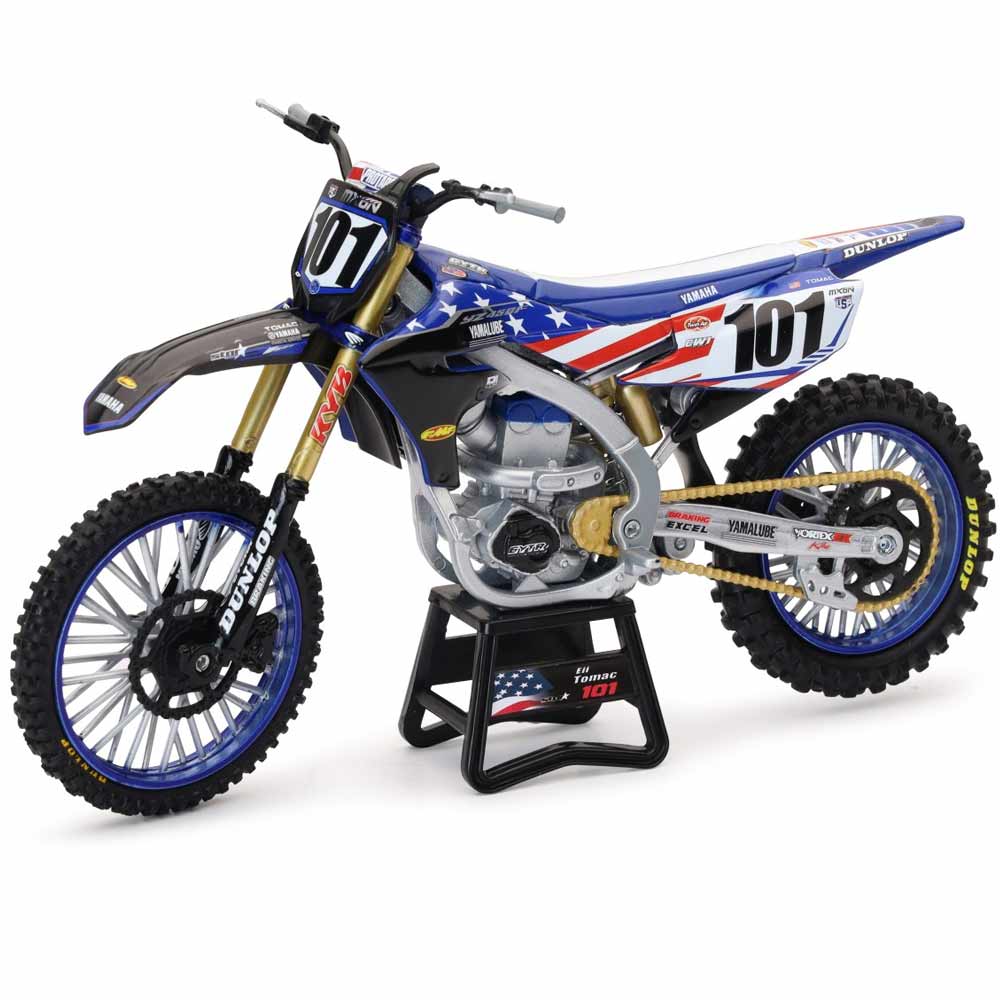 NEWRAY Yamaha YZ 450 F MX of Nations Eli Tomac No. 101 Modell Maßstab 1:12
