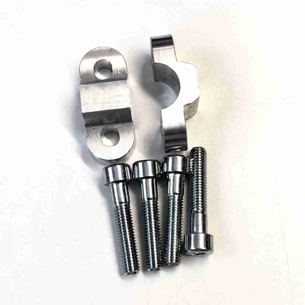 S-TEEL Lenker Anbaukit Erhöhung 10mm gefäst 22mm Durchmesser