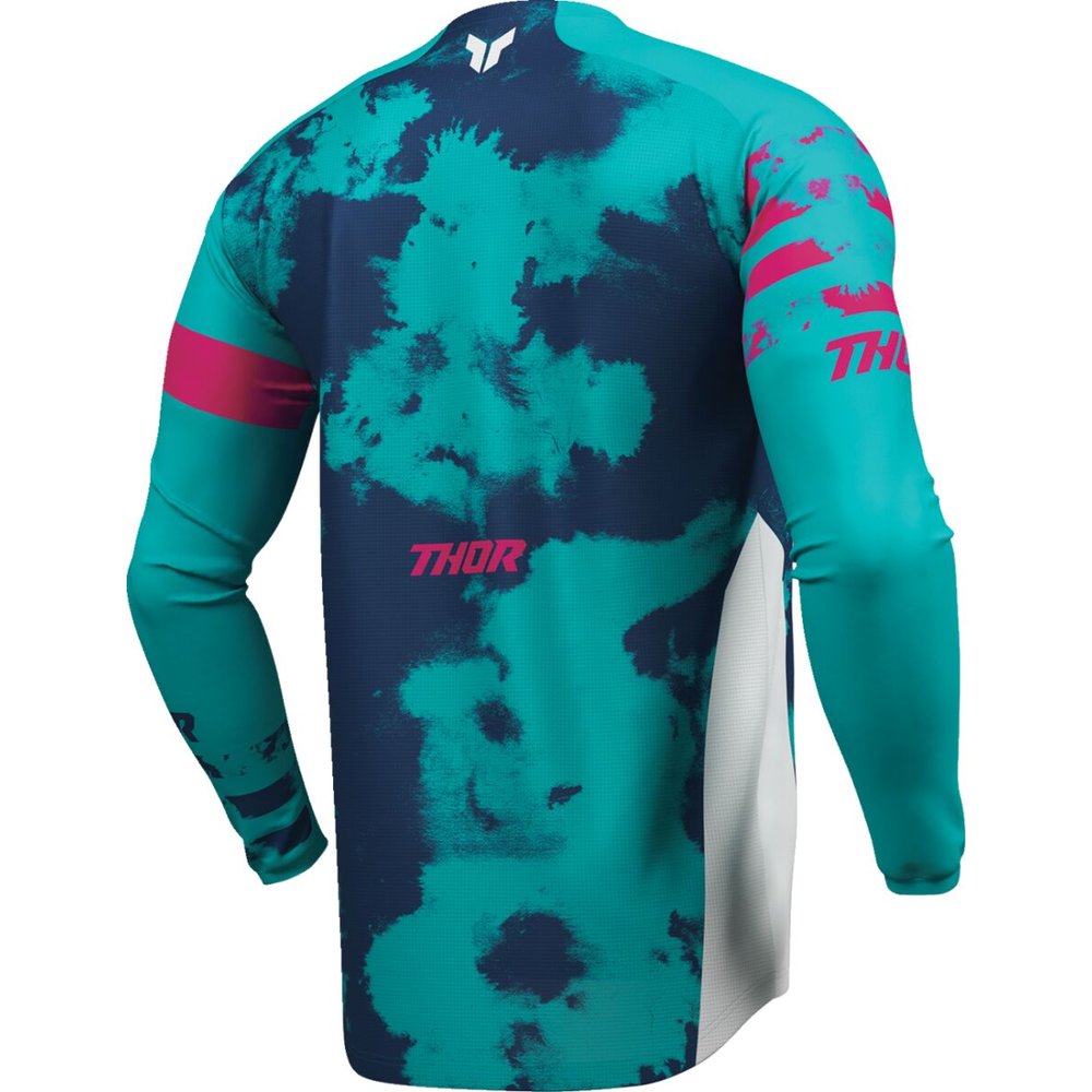THOR Launchmode Bleach Jersey weiss/Aqua blau THOR Launchmode Bleach Jersey weiss/Aqua blau