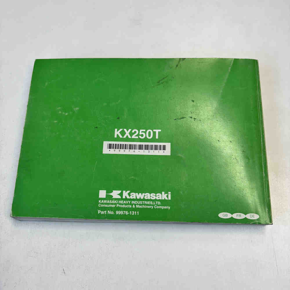 KAWASAKI KX 250 F 2007 99976-1311 Motorrad-Handbuch gebraucht