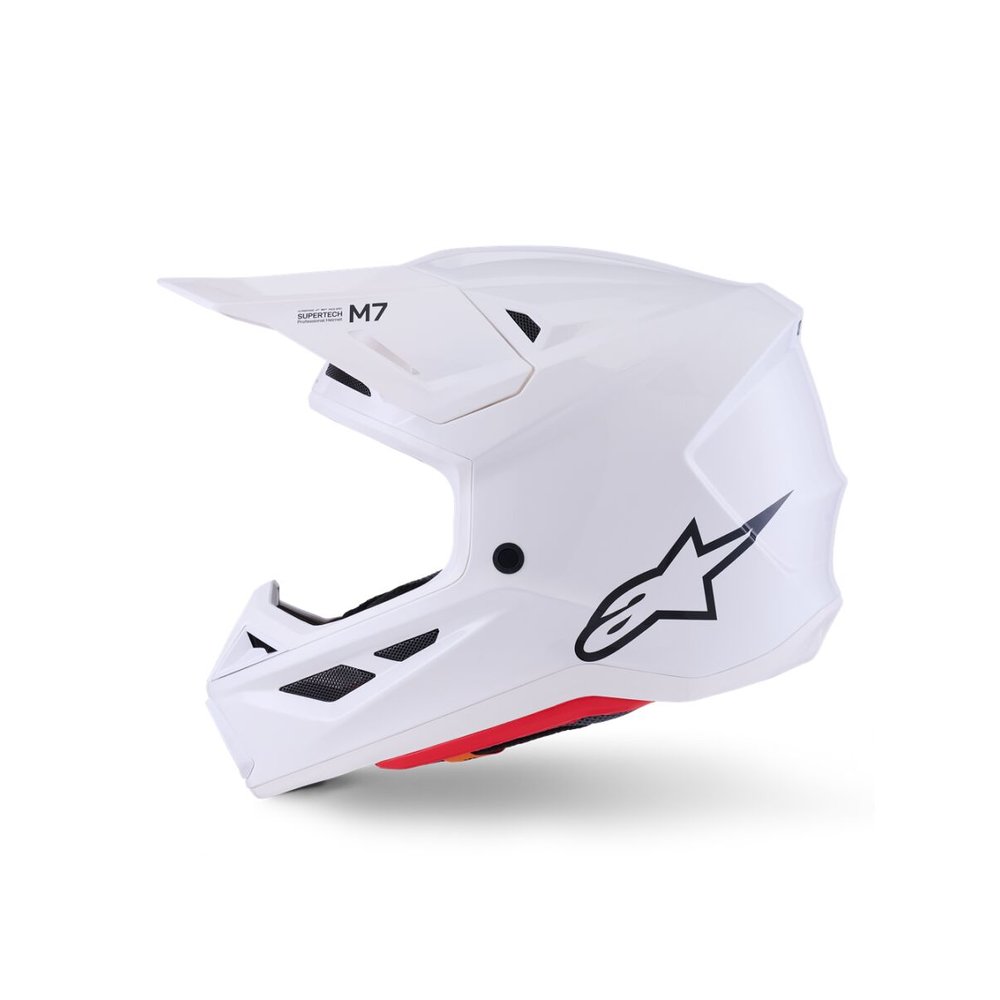 ALPINESTARS Supertech M7 Motocross Helm weiss-glossy ALPINESTARS Supertech M7 Motocross Helm weiss-glossy