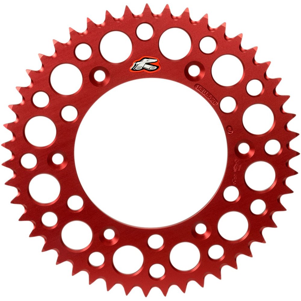 RENTHAL Hinteres Kettenrad 420 55T rot