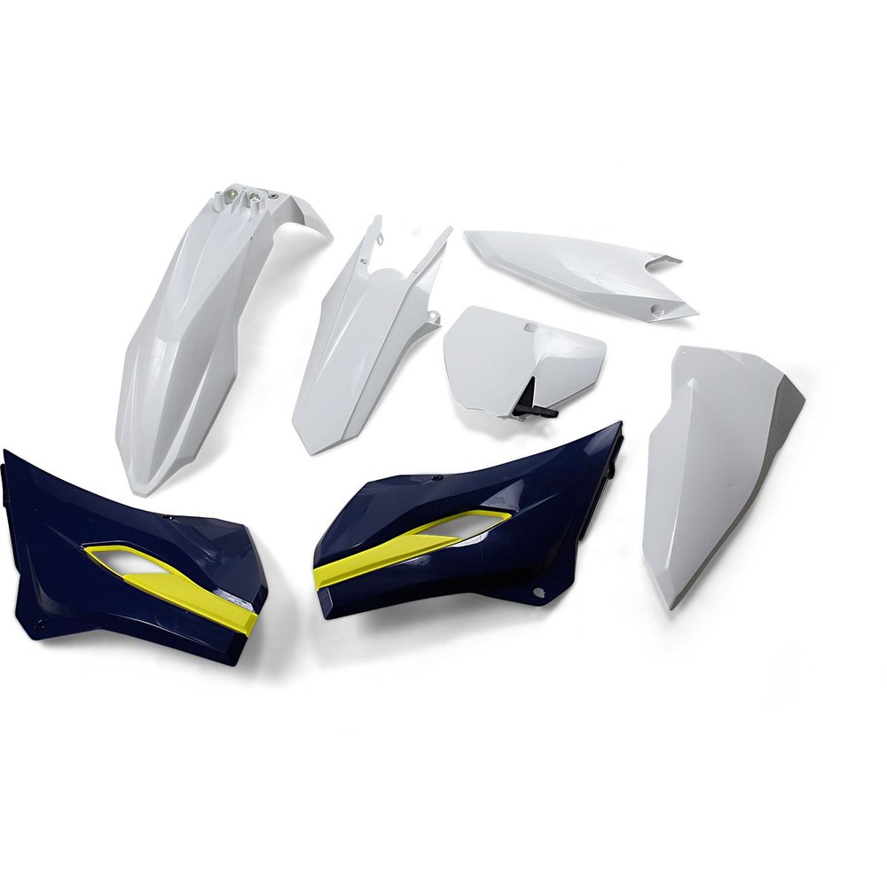 UFO Komplettes Karosserie-Kit Plastikteile Husqvarna TC250 16 OEM Farbe UFO Komplettes Karosserie-Kit Plastikteile Husqvarna TC250 16 OEM Farbe
