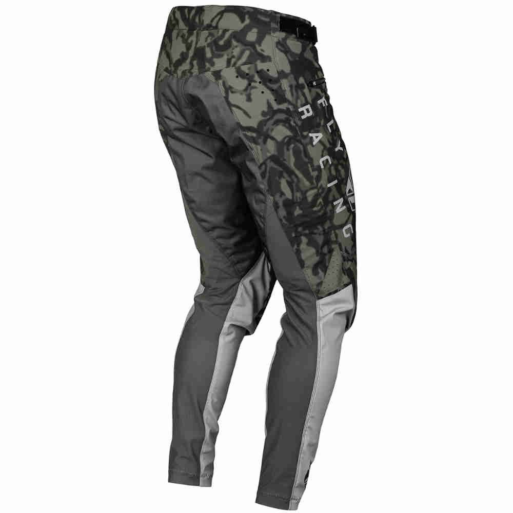 FLY Radium lange MTB Hose camo grau
