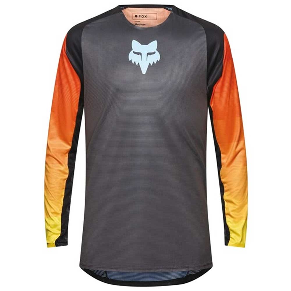 FOX FLEXAIR GRID JERSEY Schwarz/Orange