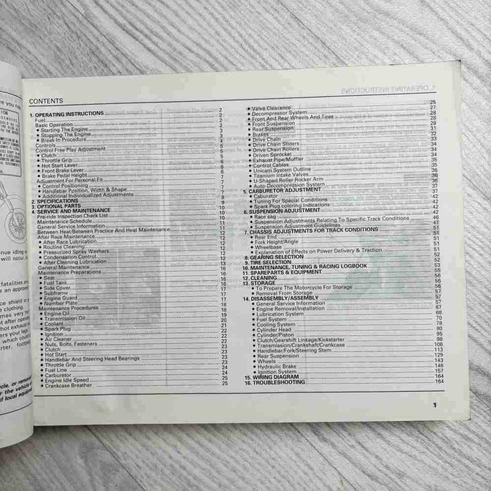 HONDA CRF 450 R 2003 69MEB610 00X69-MEB-6103 Motorrad-Handbuch gebraucht