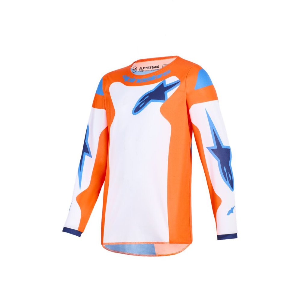 ALPINESTARS Fluid Grid Youth Kinder Jersey orange/blau