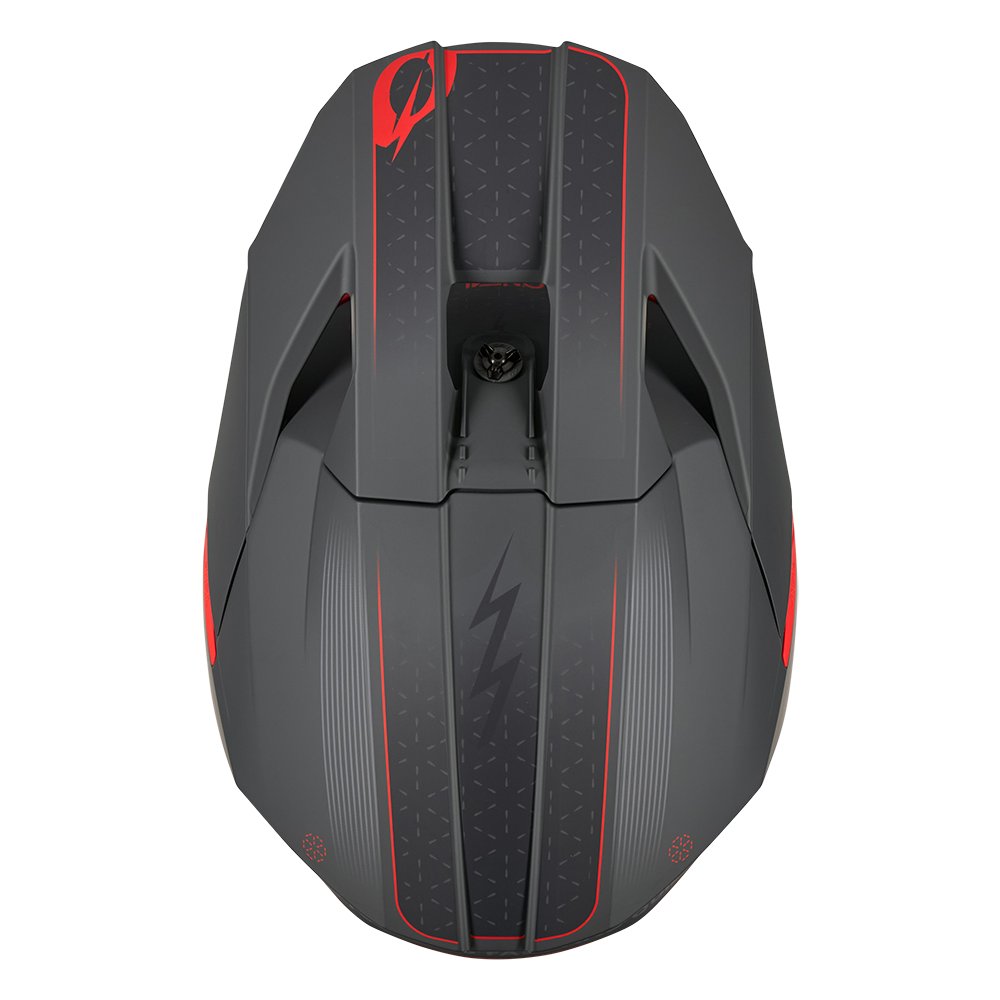 ONEAL 3SRS Motocross Helm E-Stroke grau/rot