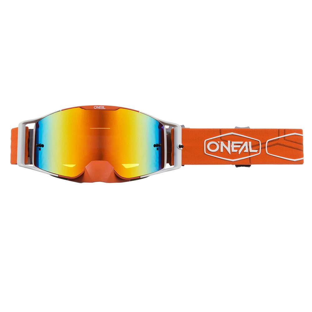 ONEAL B-30 Hexx V.22 MX MTB Brille orange weiss rot
