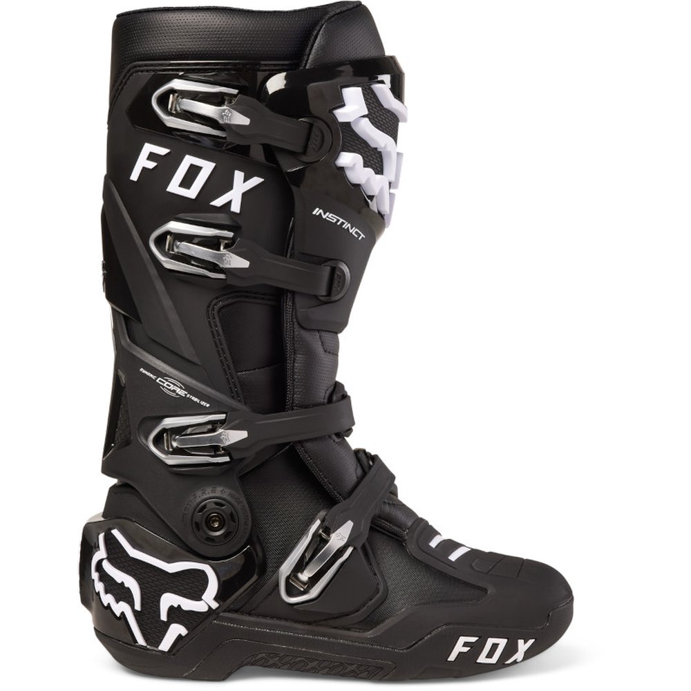 FOX INSTINCT Motocross Stiefel Schwarz