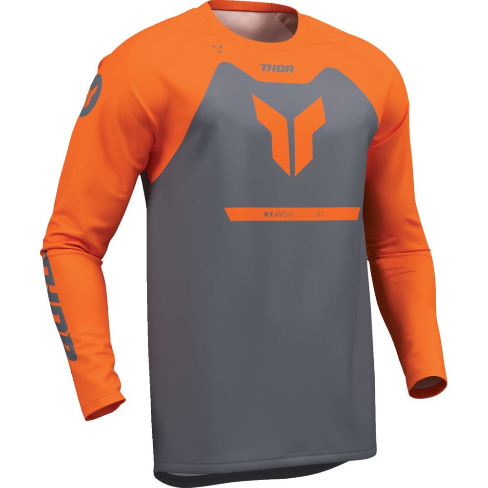 THOR Ridemode Menace Youth Kinder Jersey grau