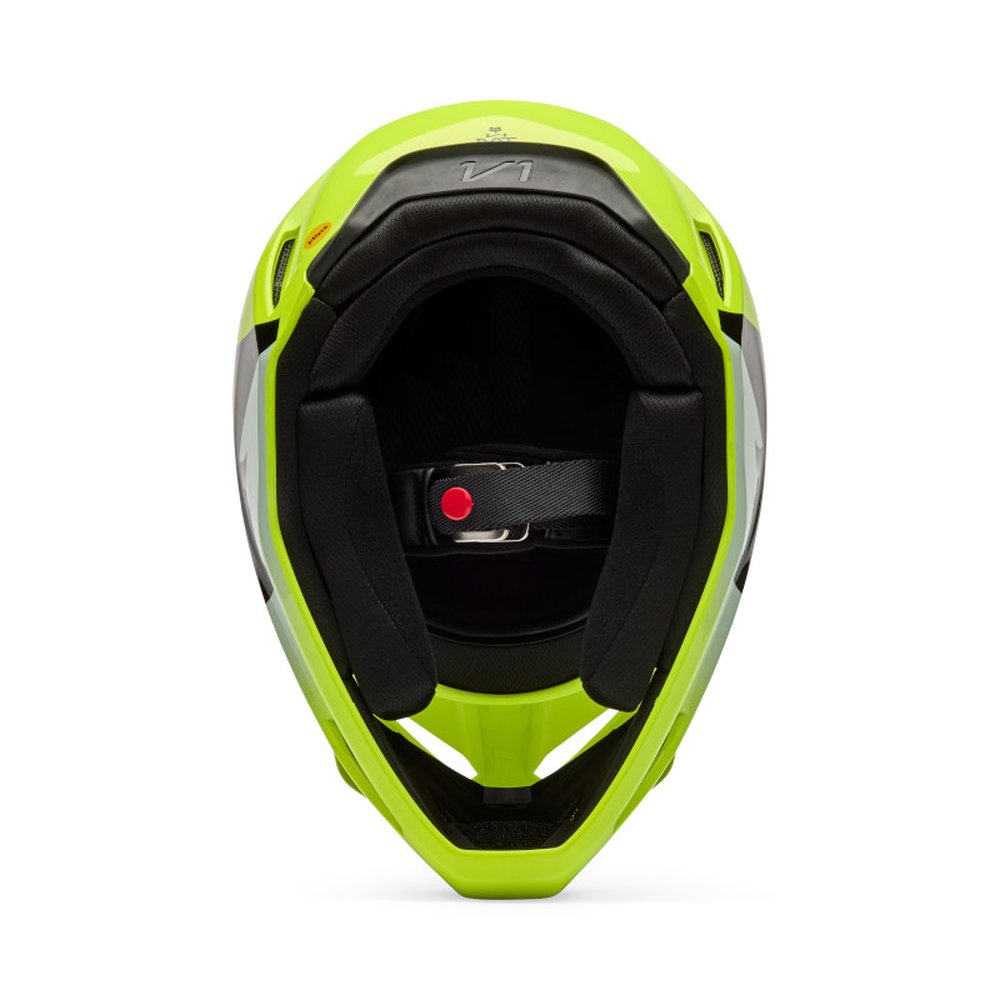 FOX V1 SHIELD Motocross Helm Neon Gelb
