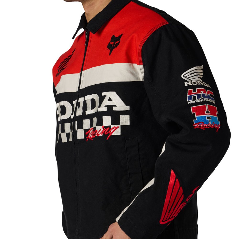 FOX HONDA WORK JACKE schwarz