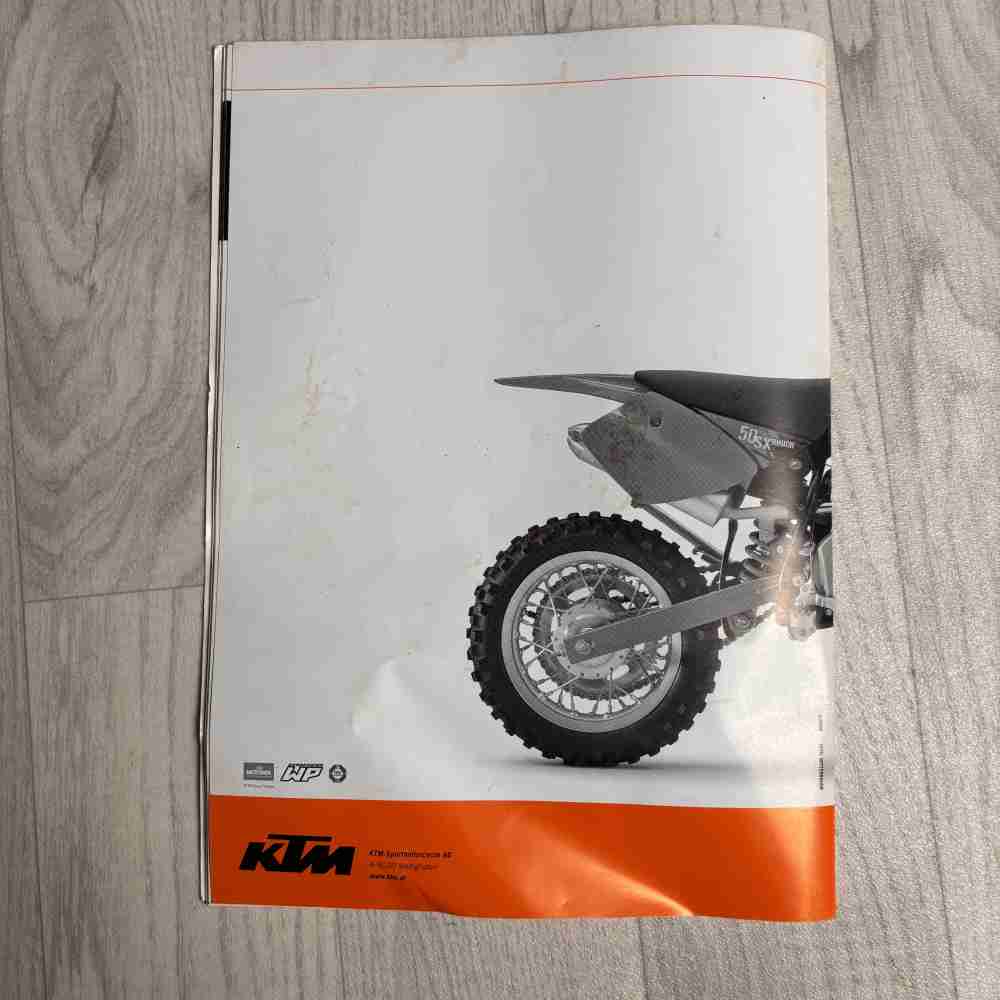 KTM 50 SX Junior/50 SX 3.211.141DE Motorrad-Handbuch gebraucht
