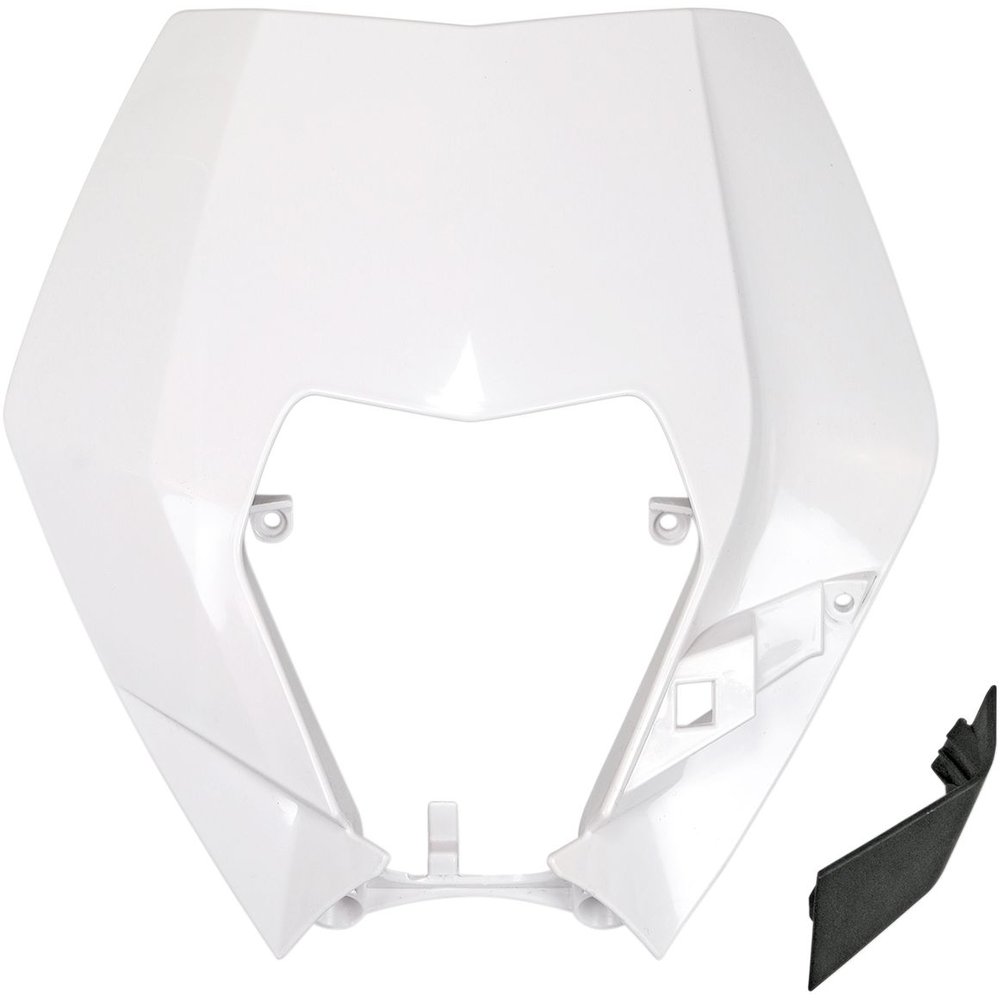 UFO Scheinwerfer-Abdeckung passend für KTM EXC 09-13 weiss