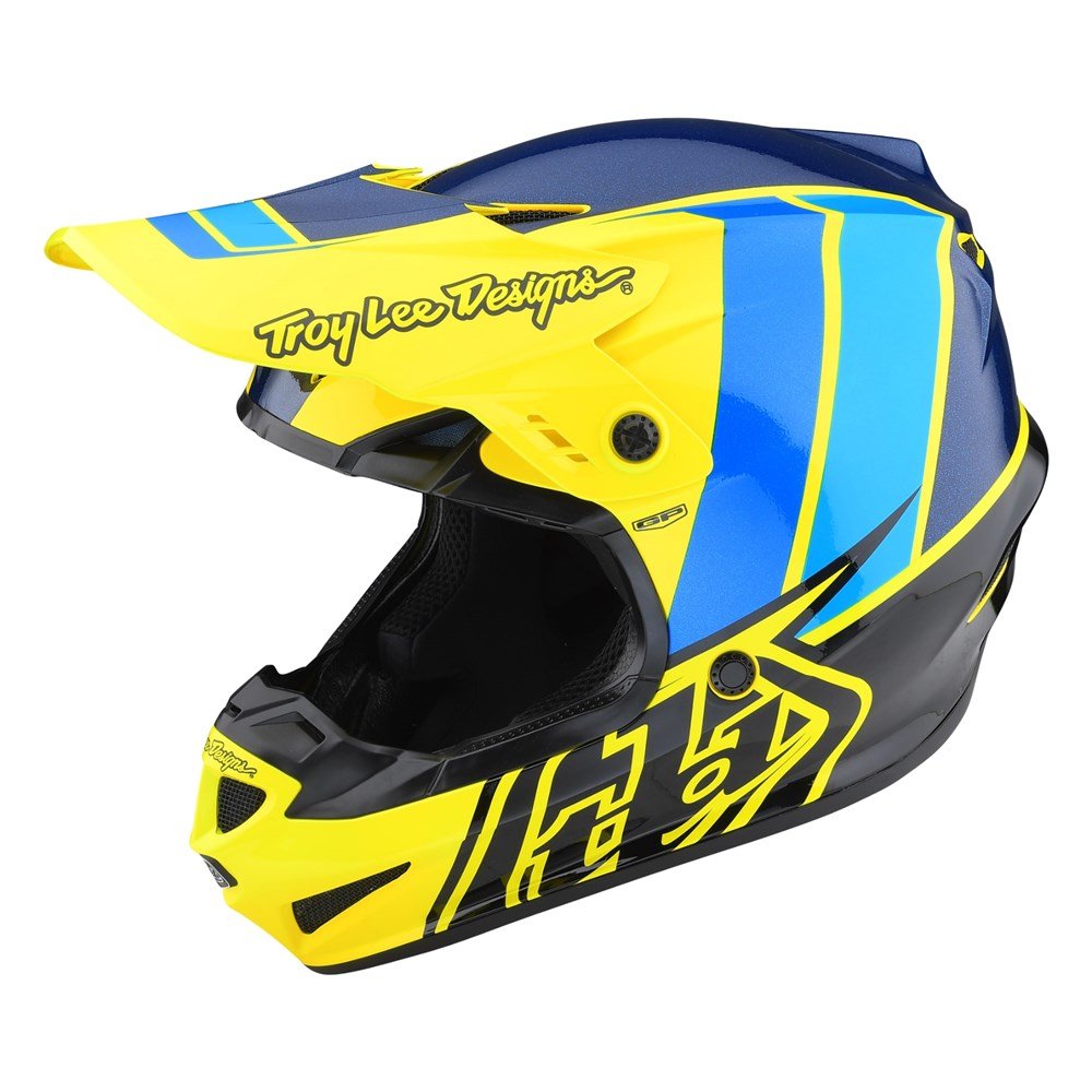 TROY LEE DESIGNS GP Nova Motocross Kinder Helm neon gelb
