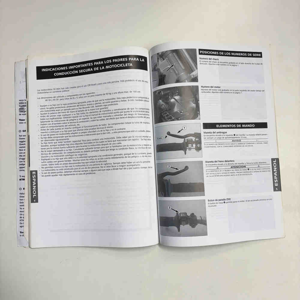 KTM 60/65 SX 2000 320583 Motorrad-Handbuch gebraucht