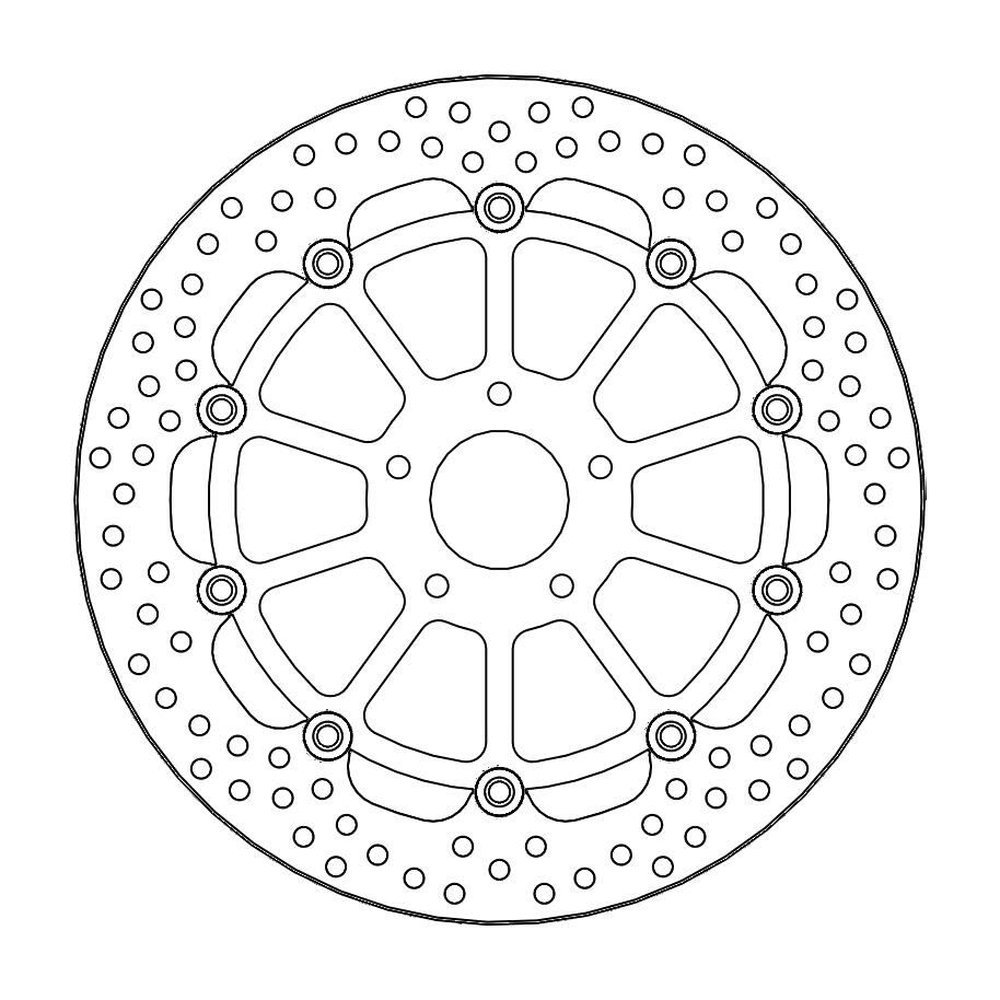 MOTO-MASTER Bremsscheibe Halo vorne