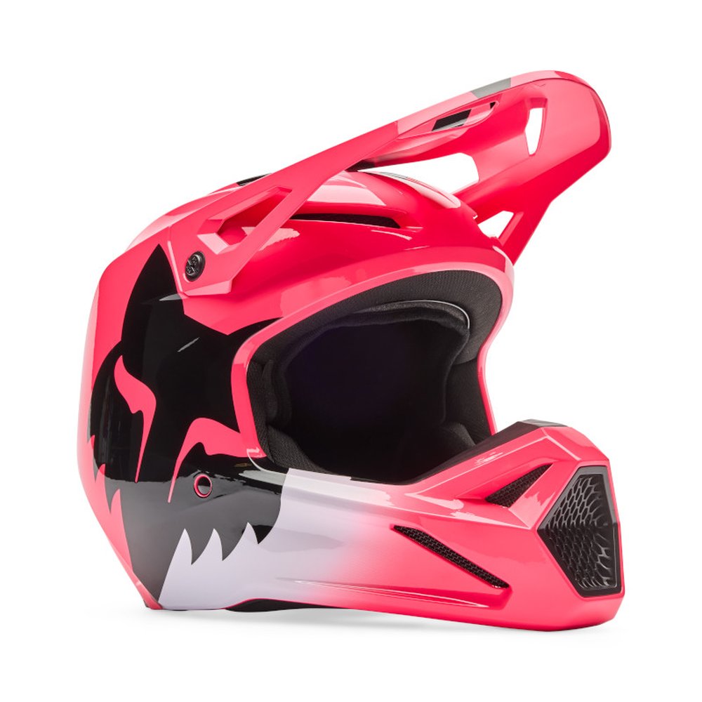 FOX YOUTH V1 SHIELD HELMET Motocross Helm für Kinder Pink