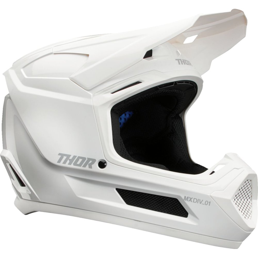 THOR Fleet Kinder Motocross Helm Whiteout weiss
