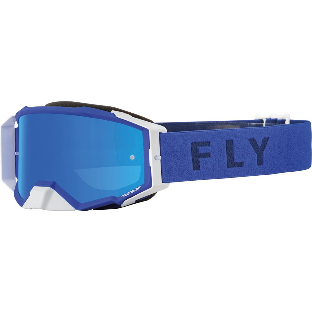FLY Zone Pro MX MTB Brille grau blau verspiegelt