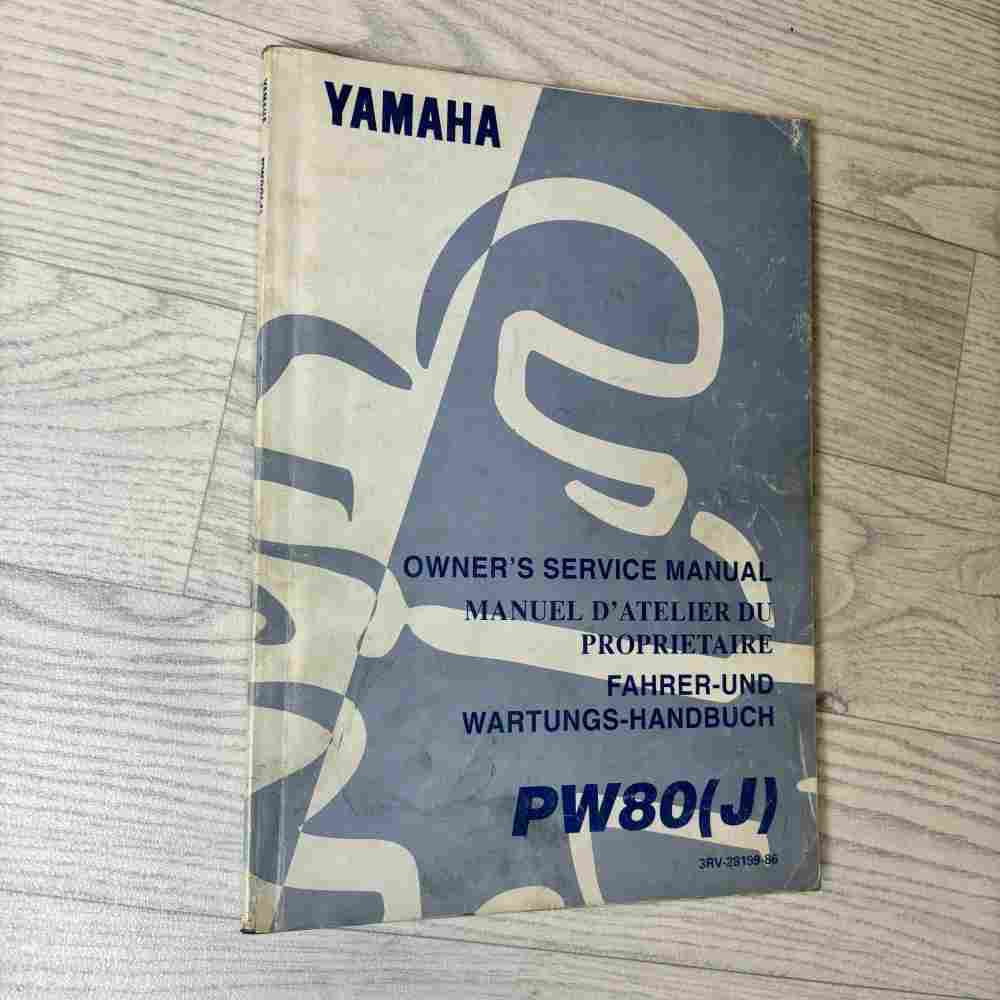YAMAHA PW 80 (J) 3RV-28199-86 Motorrad-Handbuch gebraucht