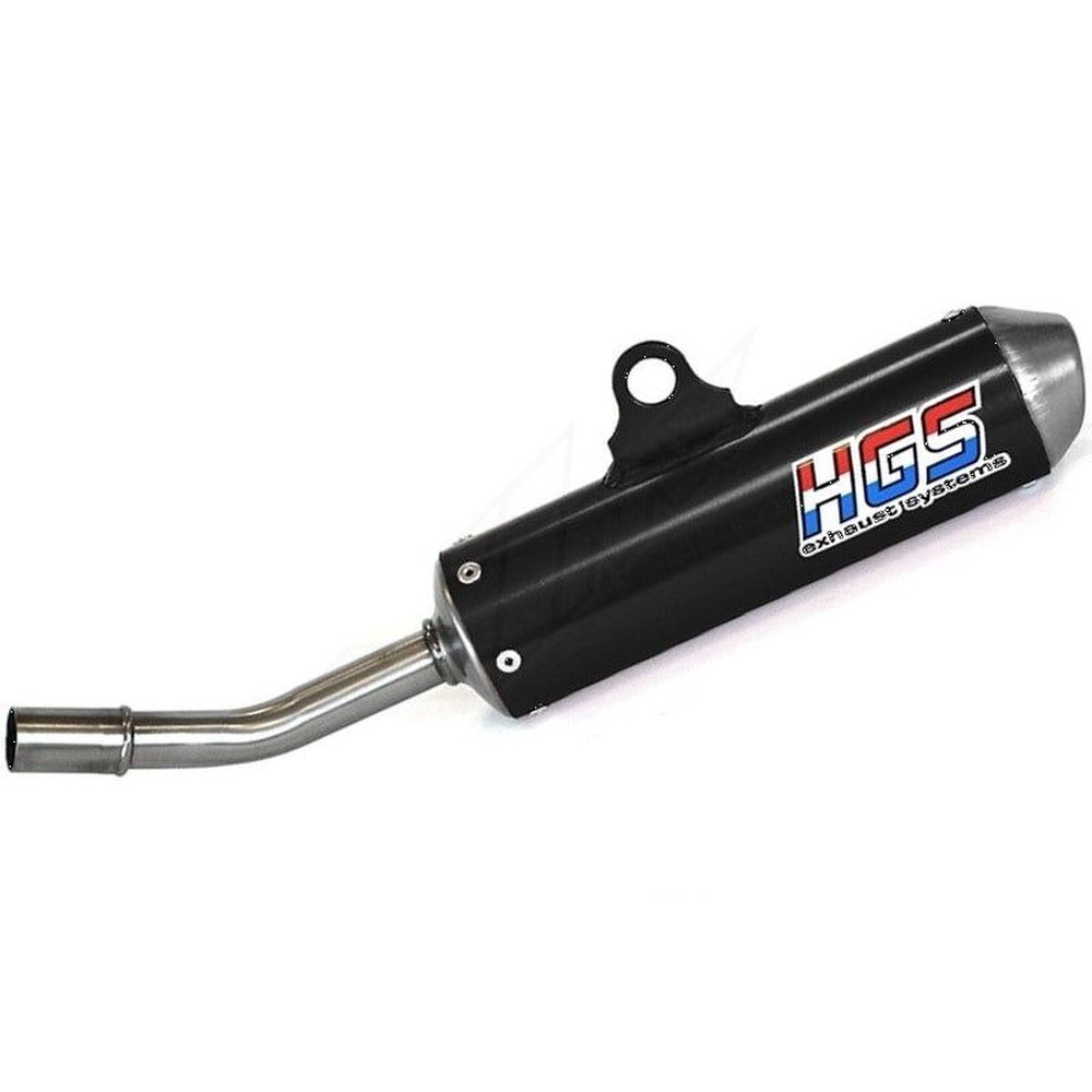 HGS XT-825-SSZ Slip-On Endschalldämpfer schwarz / Endkappe passend für KTM SX 85 2025- schwarz