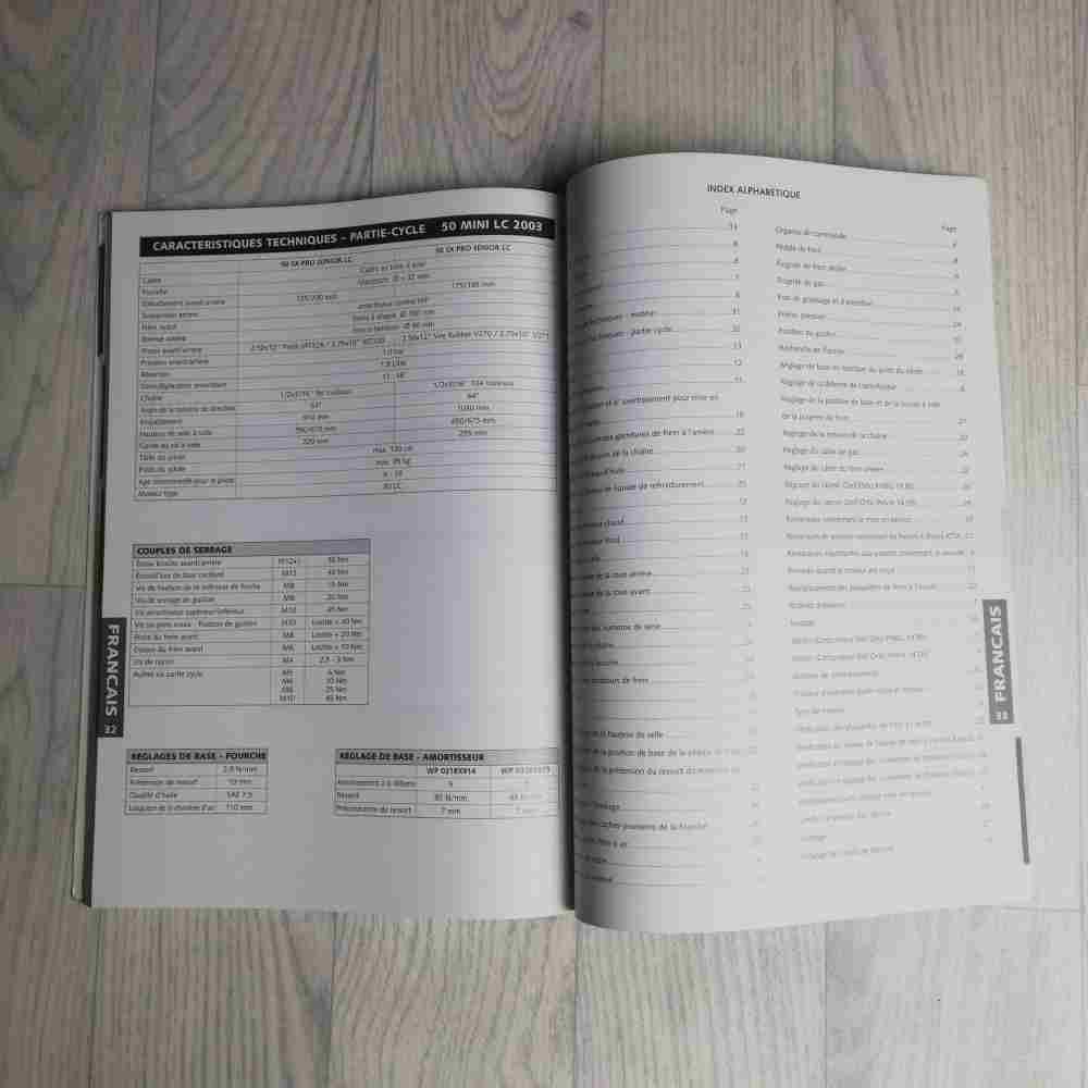 KTM 50 SX Pro Junior/Senior LC 2003 3.210.46 Motorrad-Handbuch gebraucht