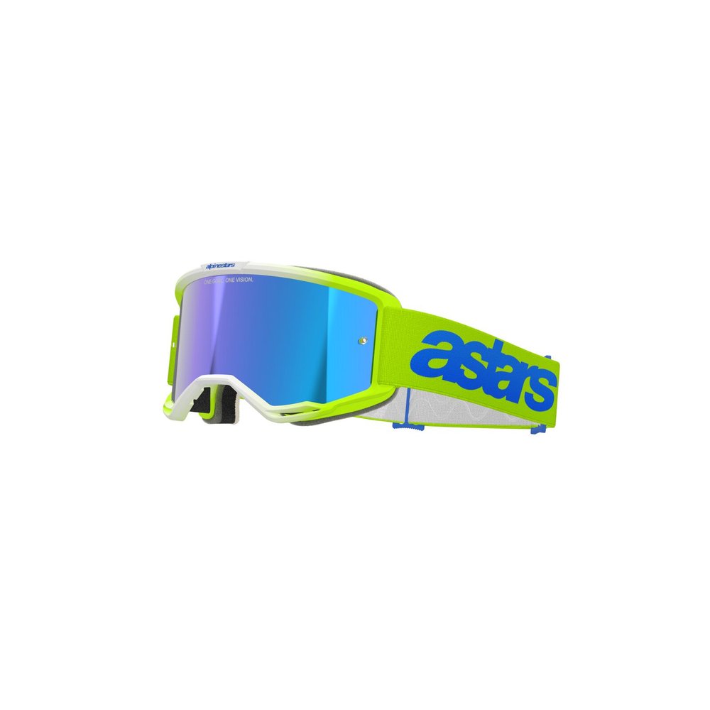 ALPINESTARS Vision 5 Blaze Brille gelb/blau blau verspiegelt
