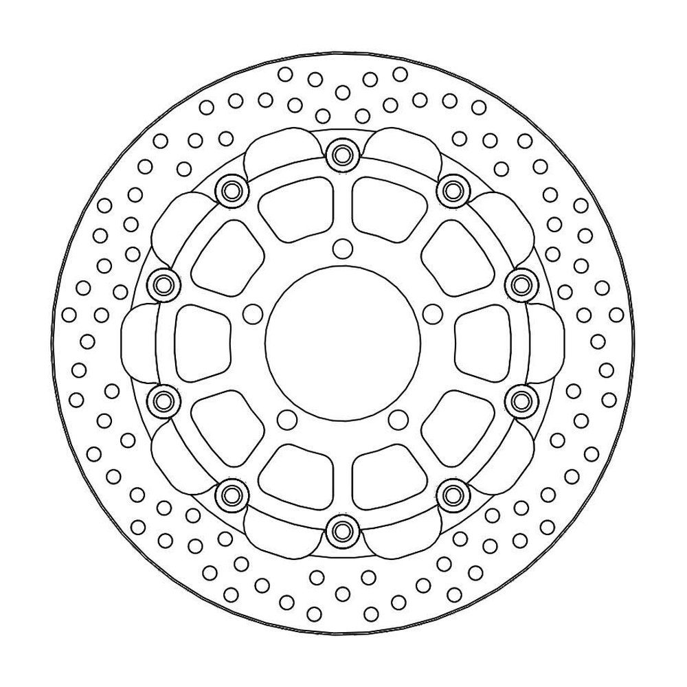 MOTO-MASTER Bremsscheibe Halo FR