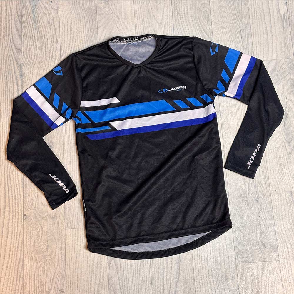 JOPA MX Shirt Kinder Jersey blau schwarz