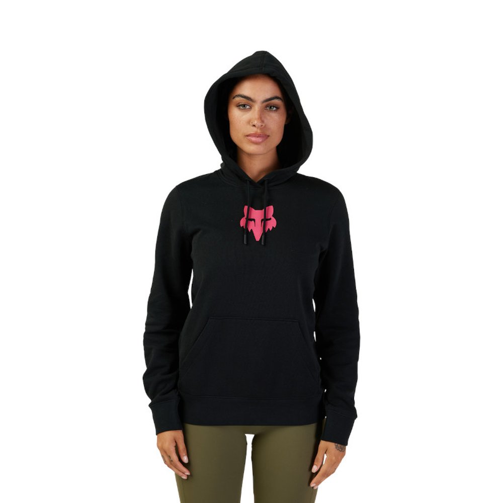 FOX W FOX HEAD FLEECE PO Hoodie für Frauen Schwarz/Pink