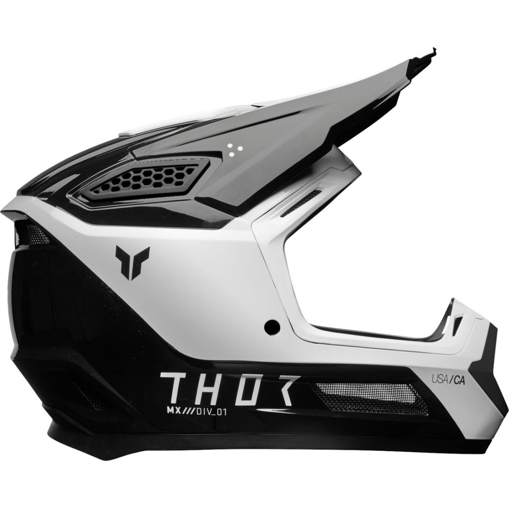 THOR Fleet Motocross Helm Storm schwarz weiss