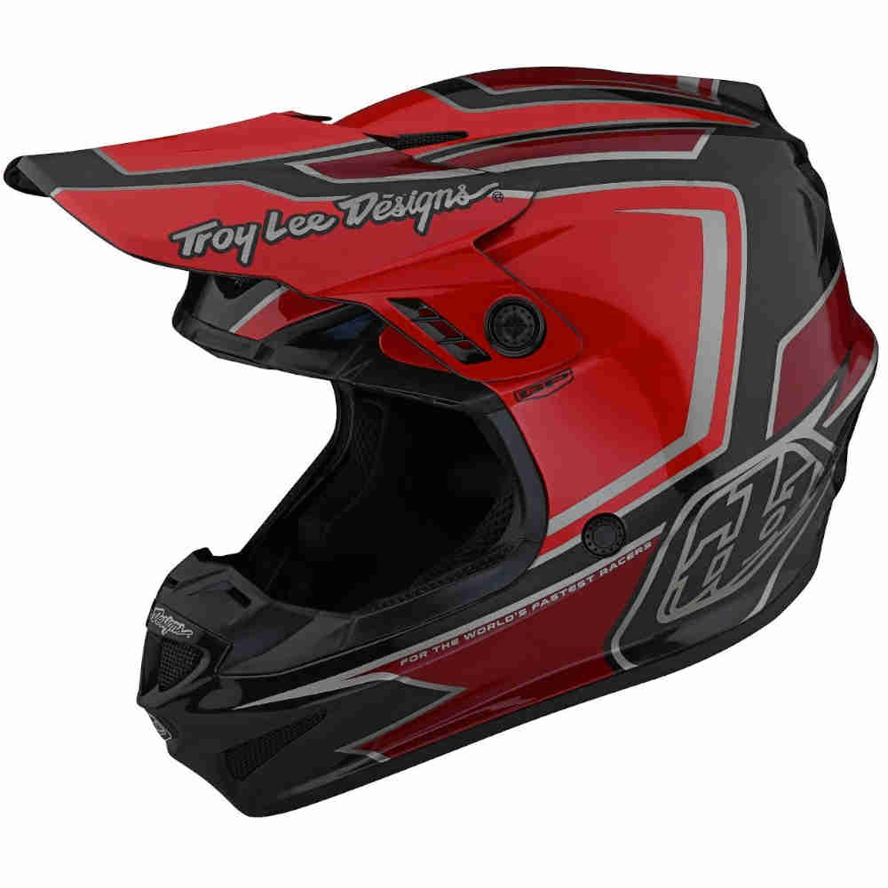 TROY LEE DESIGNS GP RITN Motocross Helm rot