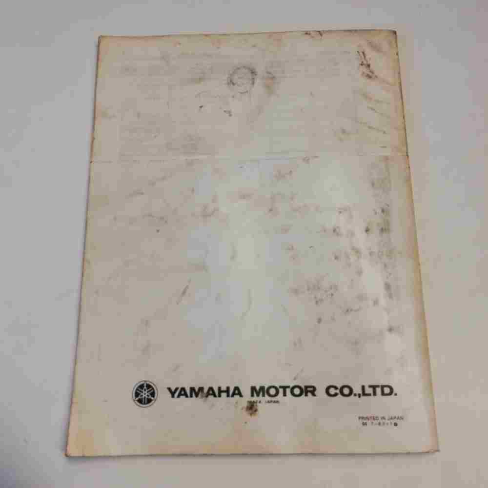 YAMAHA YZ & IT 1985 90894-83400 Motorrad-Handbuch gebraucht