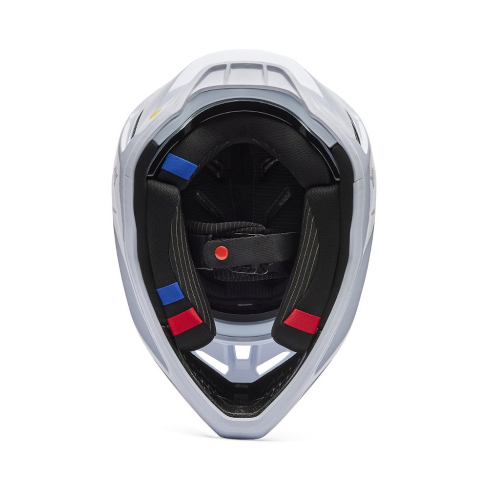 FOX V3 RS FRACTURE Motocross Helm Weiss