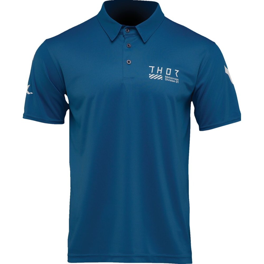 THOR Corpo Polo-Shirt Storm blau
