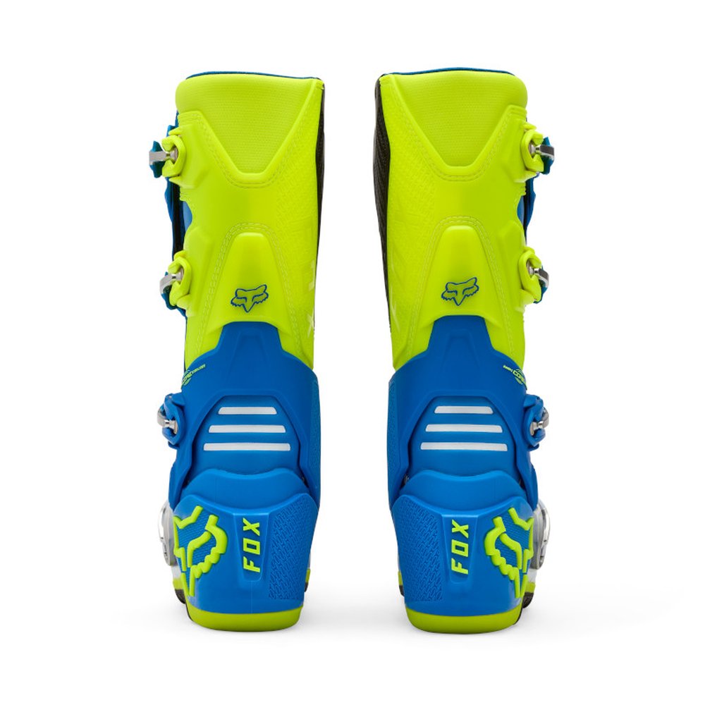 FOX MOTION BOOT Motocross Stiefel Blau/Gelb