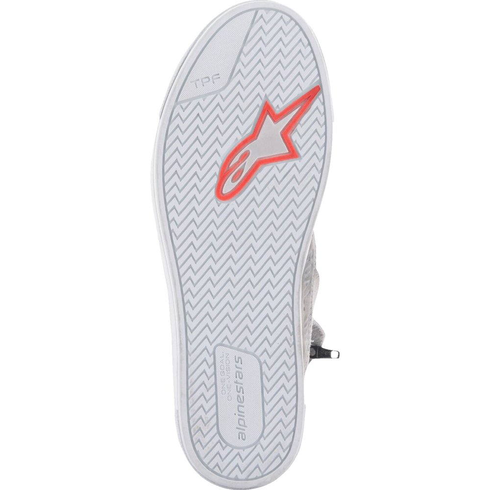 ALPINESTARS Stated Motorrad Schuhe grau rot weiss