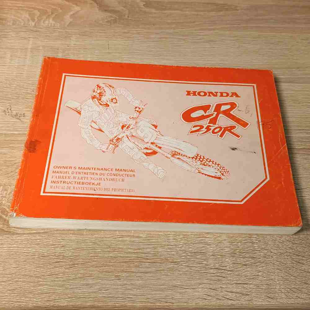 HONDA CR250R 1995 69KZ3610 00X69-KZ3-6100 Motorrad-Handbuch gebraucht