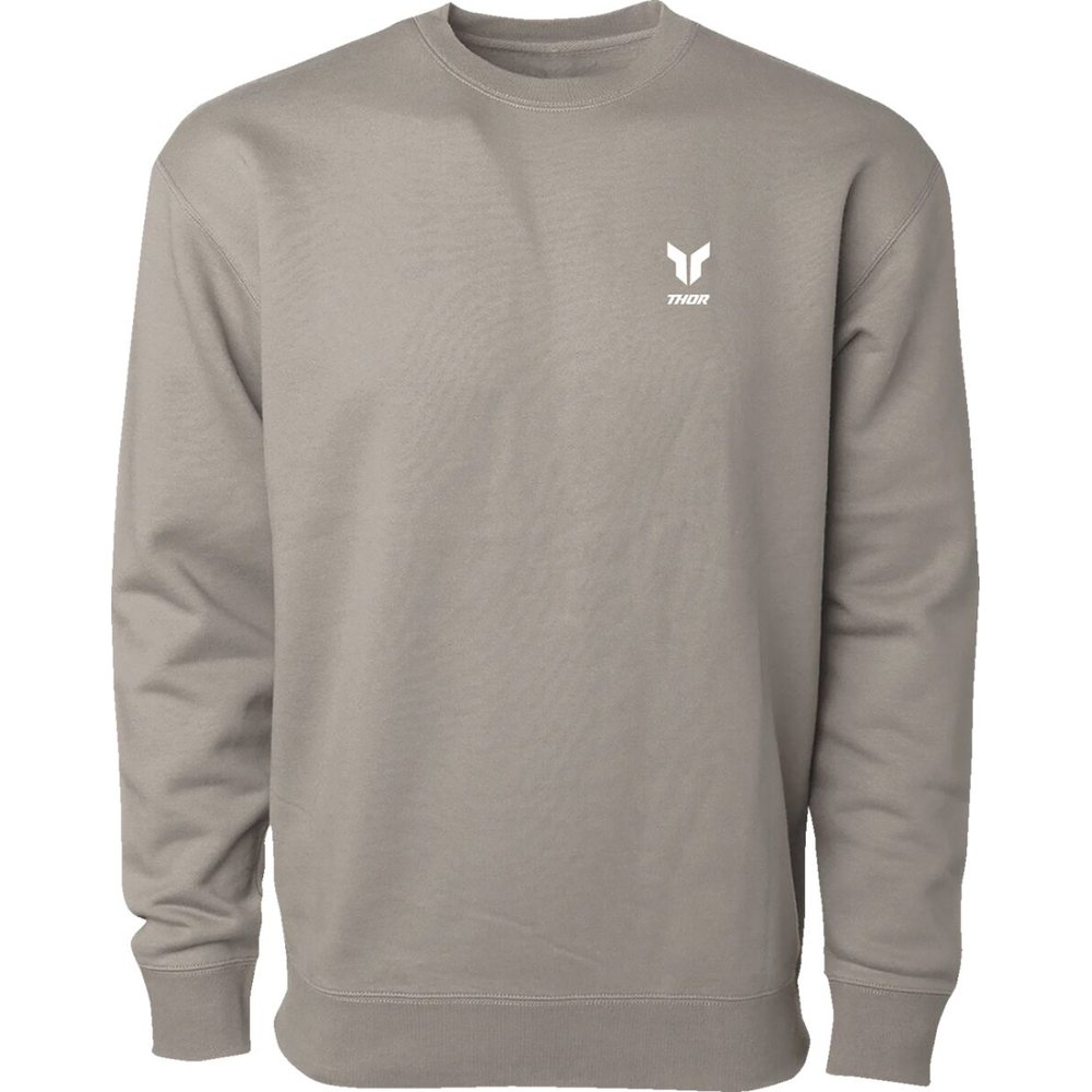THOR Complex Crewneck Pullover cement grau THOR Complex Crewneck Pullover cement grau