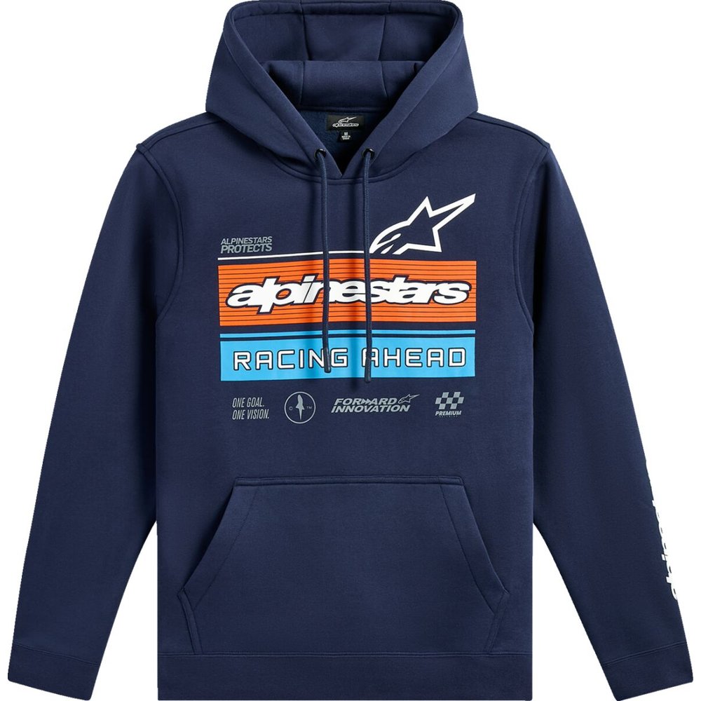 ALPINESTARS Kapuzen Pullover Hoodie Harken navy blau