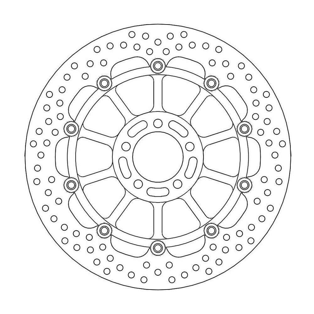 MOTO-MASTER Bremsscheibe Halo vorne