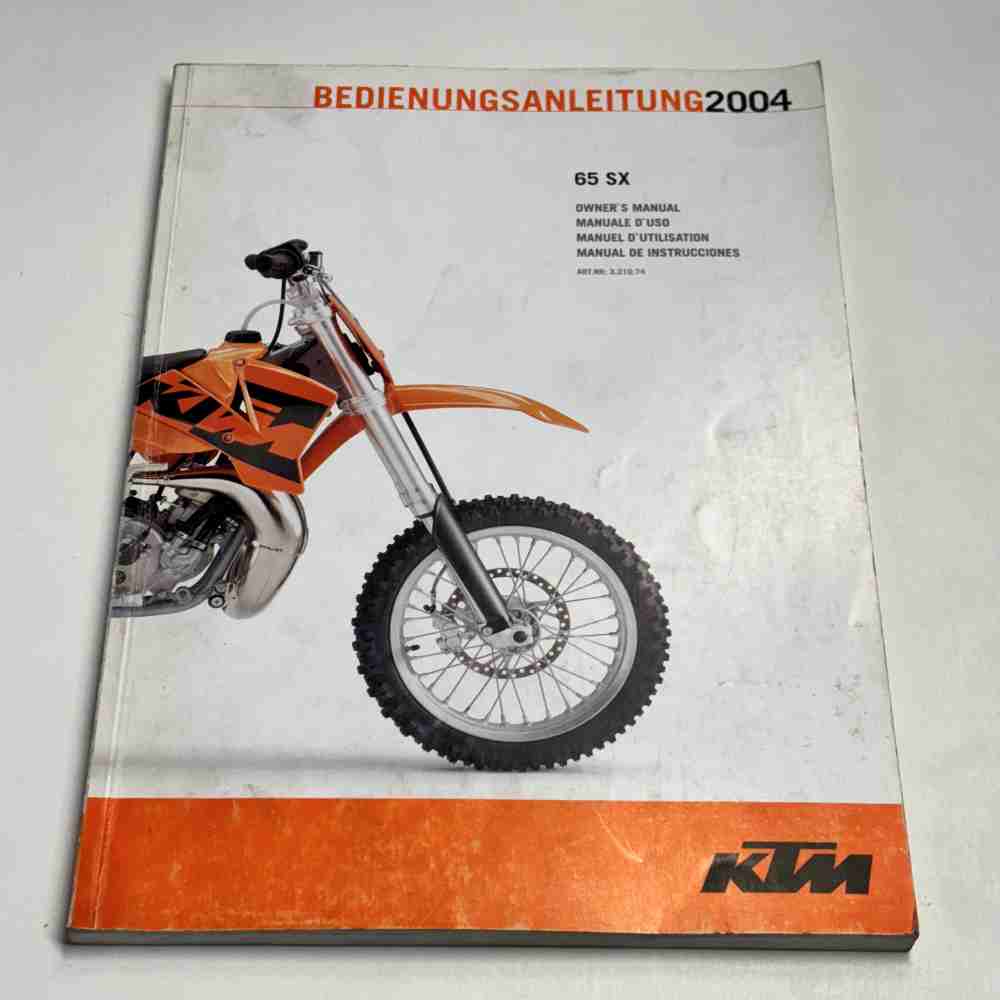 KTM 65 SX 2004 321074 Motorrad-Handbuch gebraucht