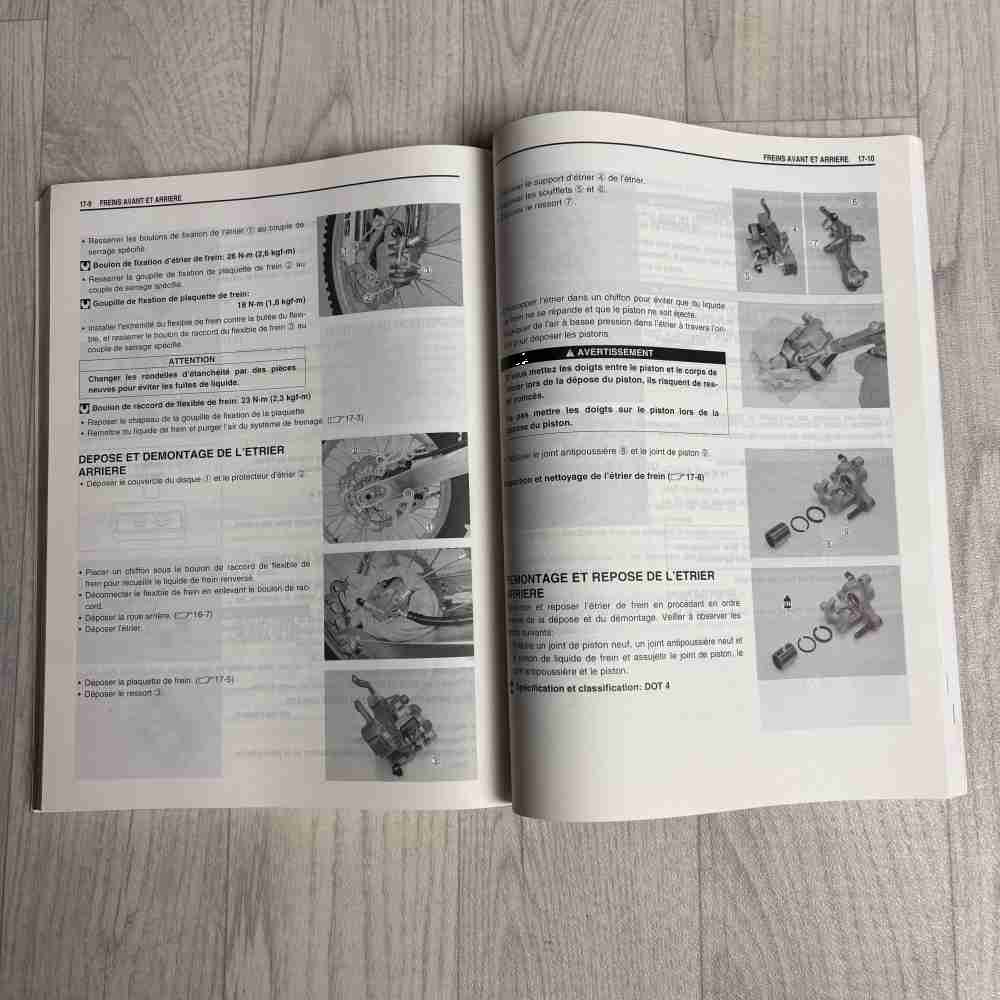 SUZUKI RM-Z 450 2008 99011-28H50-01F Motorrad-Handbuch gebraucht