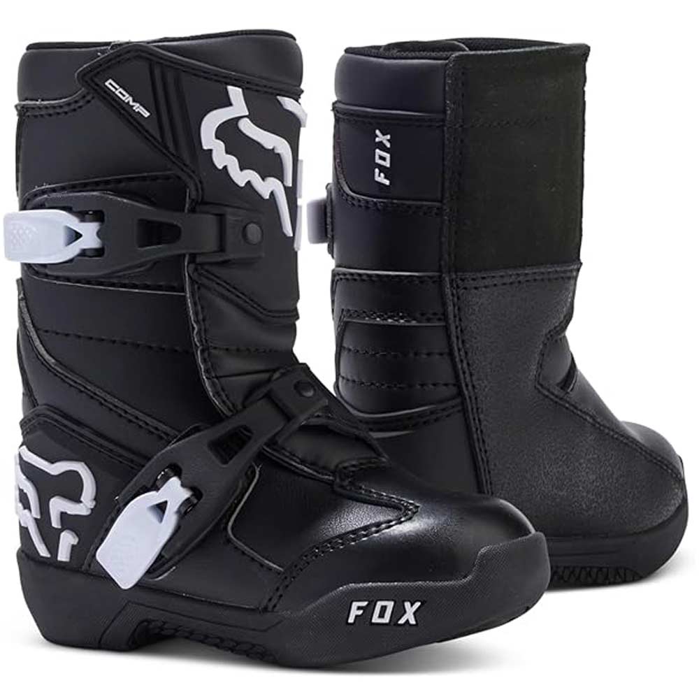 FOX KIDS COMP BOOT Motocross Stiefel für Kinder Schwarz