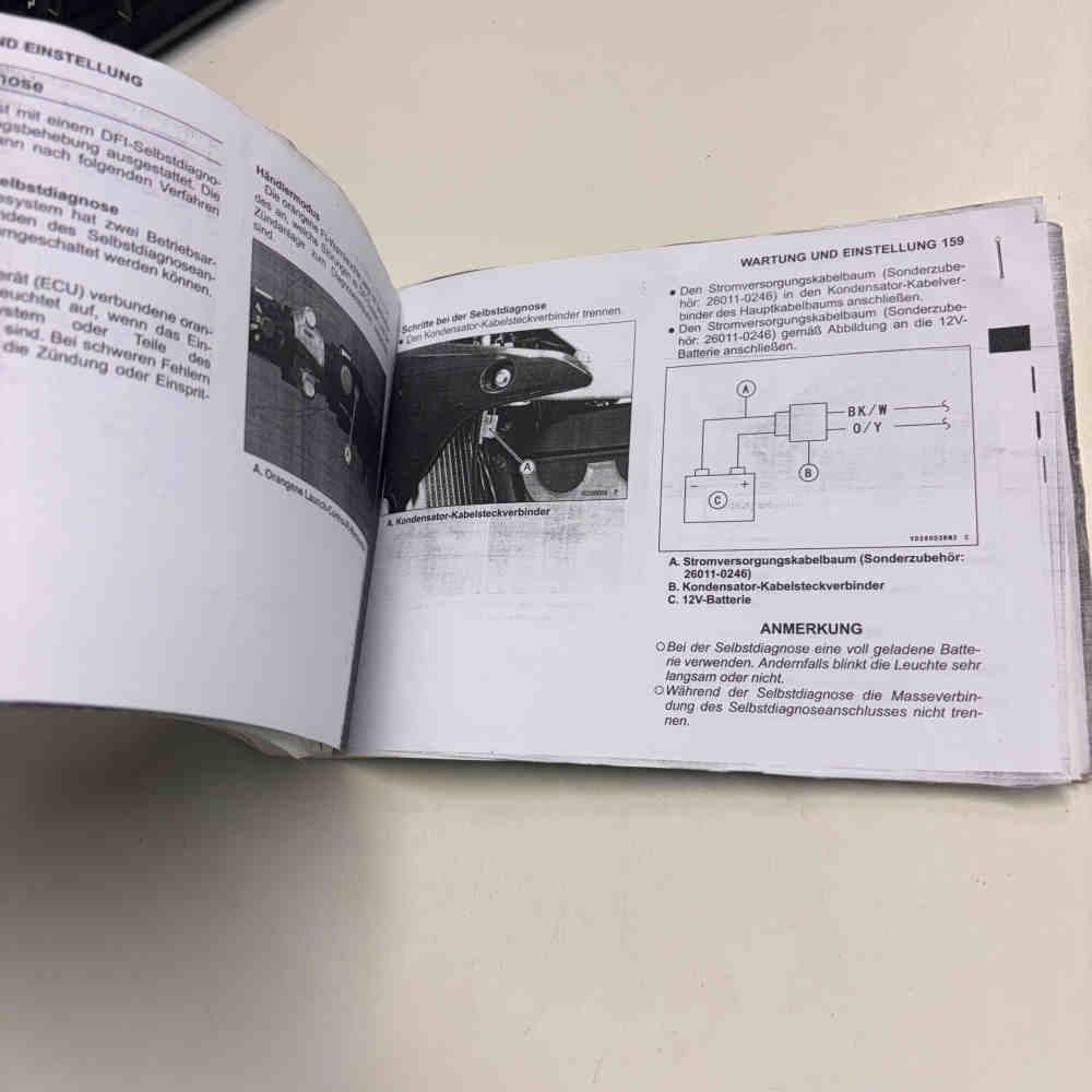 KAWASAKI KX 450 FD 2013 99976-1719 Motorrad-Handbuch gebraucht